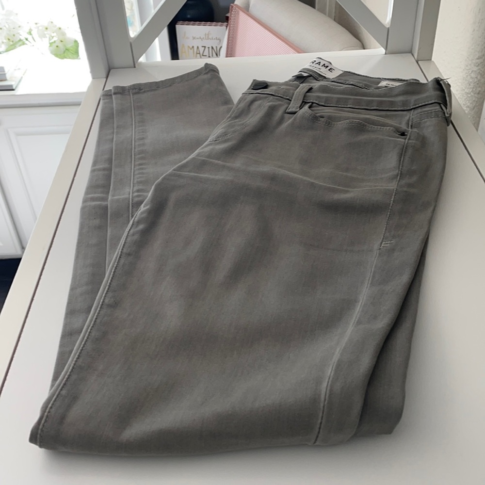 Frame le skinny de Jeanne 26  Trocadrro grey
